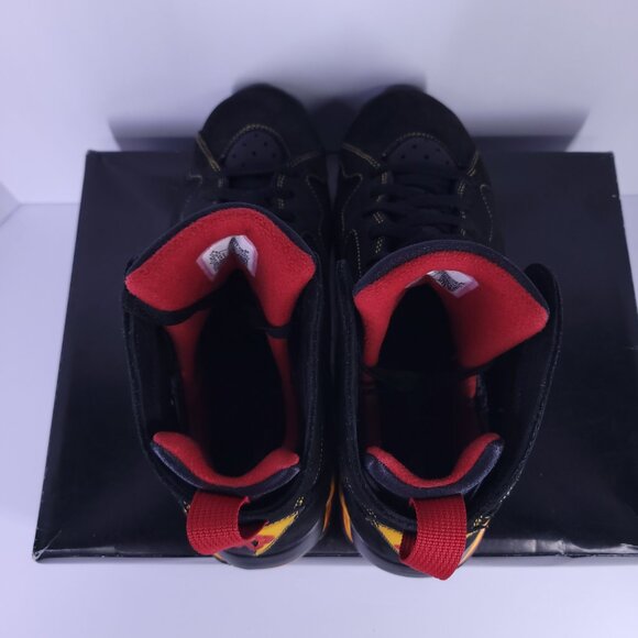 Nike Air Jordan 7 VII Retro Citrus CU9307-081 Black Orange Size 10.5 Pre Owned - Picture 8 of 16